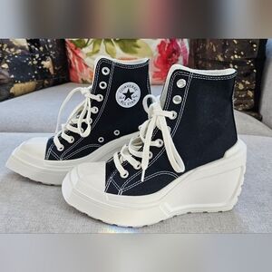 Size 5 Converse Chuck 70 De Luxe Wedge Sneakers